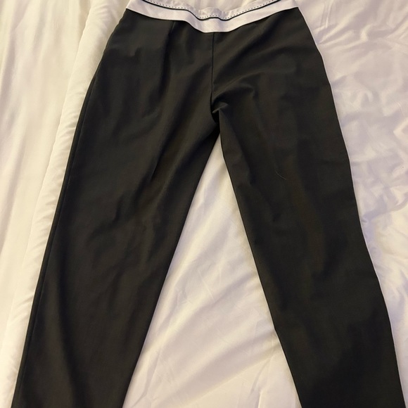 Zara charcoal dark grey pleated dress pants - Picture 6 of 11